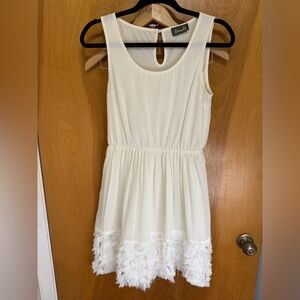 Maude Cream Sleeveless dress